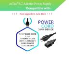 Power Cord for EcoFlow, Jackery, Bluetti Generators