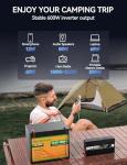 ECO-WORTHY 600W Inverter Charger with LiFePO4 Battery
