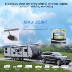 Portable Wireless Backup Camera for RV with Monitor