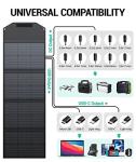 BLAVOR 120W Portable Solar Charger for Power Stations