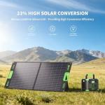 EBL 100W Portable Solar Charger for Camping
