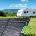 EBL 100W Portable Solar Charger for Camping