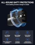 ECO-WORTHY 600W Inverter Charger with LiFePO4 Battery