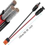 REEYINTCK 12AWG XT60i Solar Charging Cable 5FT