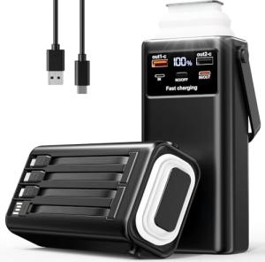 Feidyns 52800mAh Power Bank with 4 Cables