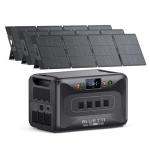 BLUETTI Apex 300 Solar Generator with 3 Solar Panels