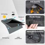 Heavy-Duty Waterproof Generator Cover with Air Vent