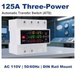 125A Automatic Generator Transfer Switch with LED Display