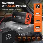 4000W Pure Sine Wave Inverter for RVs and Off-Grid