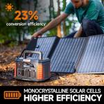 BALDR 120W Portable Solar Panel for Generators