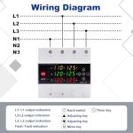 125A Automatic Generator Transfer Switch with LED Display