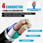 25FT Generator Adapter Cord for RV and Marine