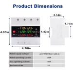125A Automatic Generator Transfer Switch with LED Display