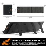 BALDR 120W Portable Solar Panel for Generators