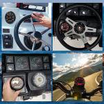 Geloo Waterproof Marine Tachometer Gauge for Boats