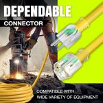 75ft Heavy Duty Waterproof Extension Cord 15A