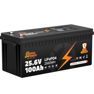 24V 100Ah LiFePO4 Battery for RV & Solar