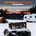 24V 100Ah LiFePO4 Battery for RV & Solar