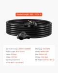 VEVOR 30 Amp 50ft Welder Extension Cord