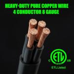 50 Amp Generator Transfer Switch Kit with Cord