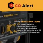 FIRMAN H03655 Dual Fuel Portable Generator - 4550W