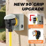 CircleRiver 50 Amp Generator Cord and Inlet Box