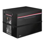 TENTVIA Outdoor Generator Cover,600D Heavy-Duty Oxford Fabric,Dustproof and Waterproof Protection for Generators, Suitable for Most 1500-15000W Generators.Black (Double-layer, 38''Lx28''Wx30''H)