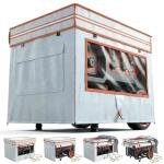 Generator Covers While Running,Generator Covers,28X20X20Inches,Top Can be Refuel, for 3000-5000W Frame Generator,900D+210D Double-Layer Fabric,With Tool Bag and Operable Window. Beige