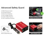 150W Car Power Inverter with Dual USB Charger