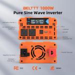 1000W Pure Sine Wave Power Inverter for RVs