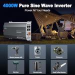 4000W Pure Sine Wave Inverter with Remote Control