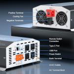 4000W Pure Sine Wave Inverter with Remote Control