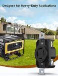 AIDA 20 Amp Twist-Lock Generator Outlet Receptacle