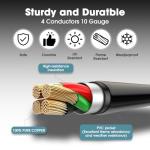 HonestRv 30A Generator Extension Cord, 25FT