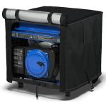 Waterproof Generator Cover, 28x26x24 inch, 600D Heavy Duty Oxford - for Most Generators 3000-5000 Watt, Portable Generator Cover for Ourside, Black