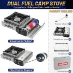 GasBRUH Dual Fuel Propane Butane Camping Stove