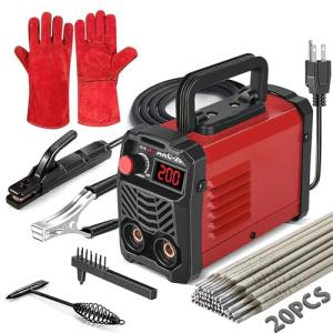 Hpoouo 200Amp Mini Portable Welding Machine 110V