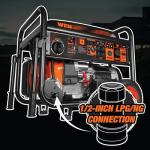 WEN 14,500-Watt Tri-Fuel Generator with Electric Start