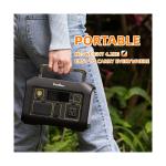 Portable Power Station 300W(Peak 500W), 288Wh (90,000mAh) Solar Generator with 110V Pure Sine Wave AC Outlet, lifepo4 Battery Portable Power Bank for Outdoor Camping, Traveling, and Emergencies