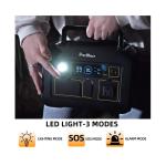 Portable Power Station 300W(Peak 500W), 288Wh (90,000mAh) Solar Generator with 110V Pure Sine Wave AC Outlet, lifepo4 Battery Portable Power Bank for Outdoor Camping, Traveling, and Emergencies