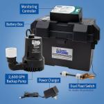 Basement Watchdog 2,600 GPH WiFi Backup Pump