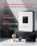 VEVOR 3000W Hybrid Solar Inverter with MPPT Controller