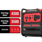 PowerSmart 4300-Watt Portable Inverter Generator