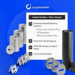 Cryptosteel® Seed12 Fireproof Waterproof Storage Case