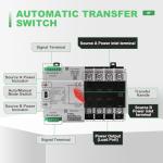 100Amp 110V Automatic Transfer Switch for Generators