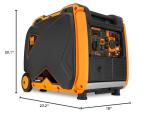 WEN DF451i Quiet 4500-Watt Dual Fuel Inverter Generator