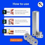 Cryptosteel® Seed12 Fireproof Waterproof Storage Case