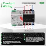 100Amp 110V Automatic Transfer Switch for Generators