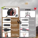 COMeap 16.4FT Solar Panel Adapter for Jackery