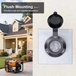 30A NEMA L14-30P Generator Plug with Cover